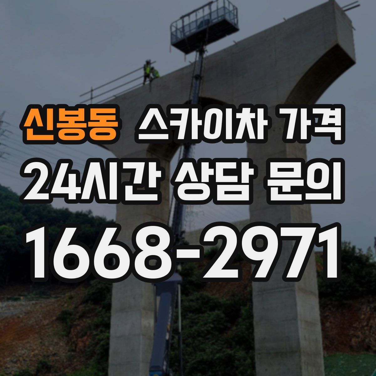 신봉동 스카이차 가격