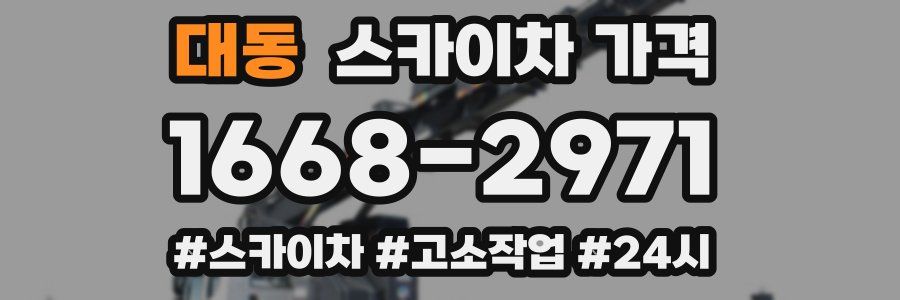 대동 스카이차 가격