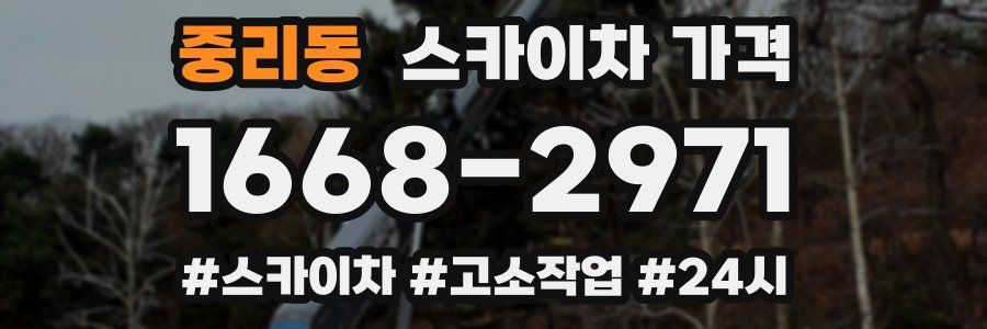 중리동 스카이차 가격