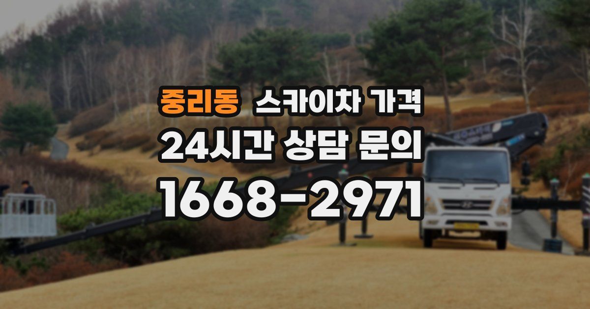 중리동 스카이차 가격