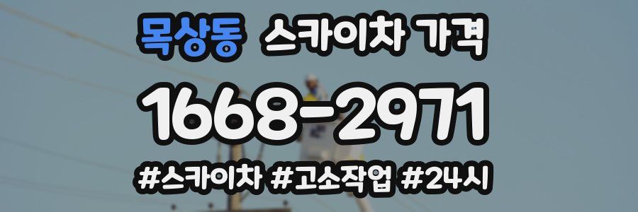 목상동 스카이차 가격