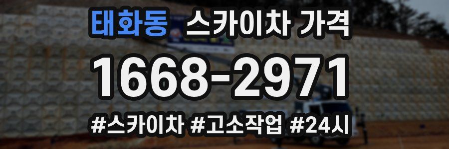 태화동 스카이차 가격