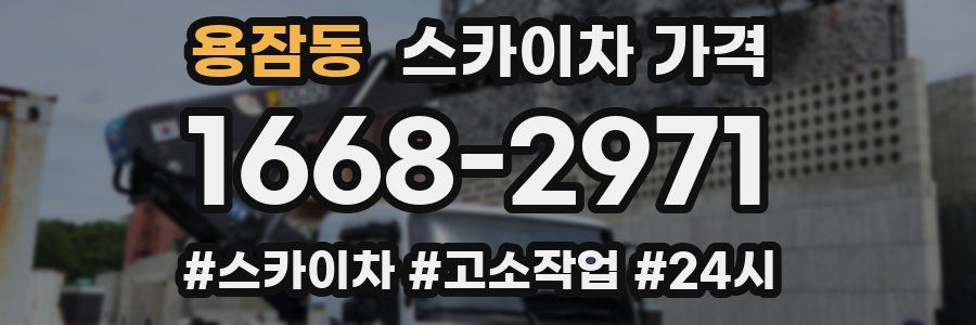 용잠동 스카이차 가격