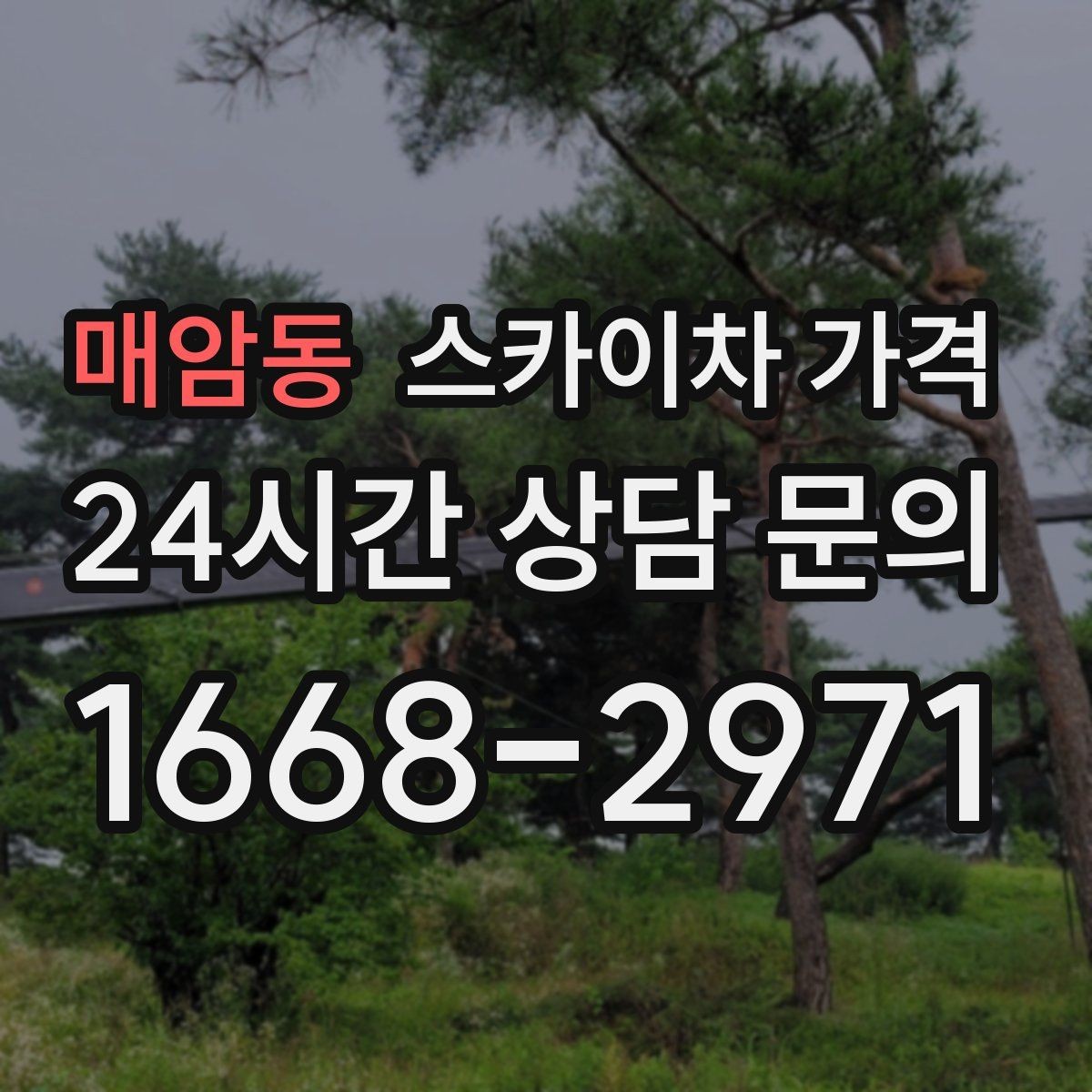 매암동 스카이차 가격 옥상 장비 점검은 접근 경로가 핵심입니다