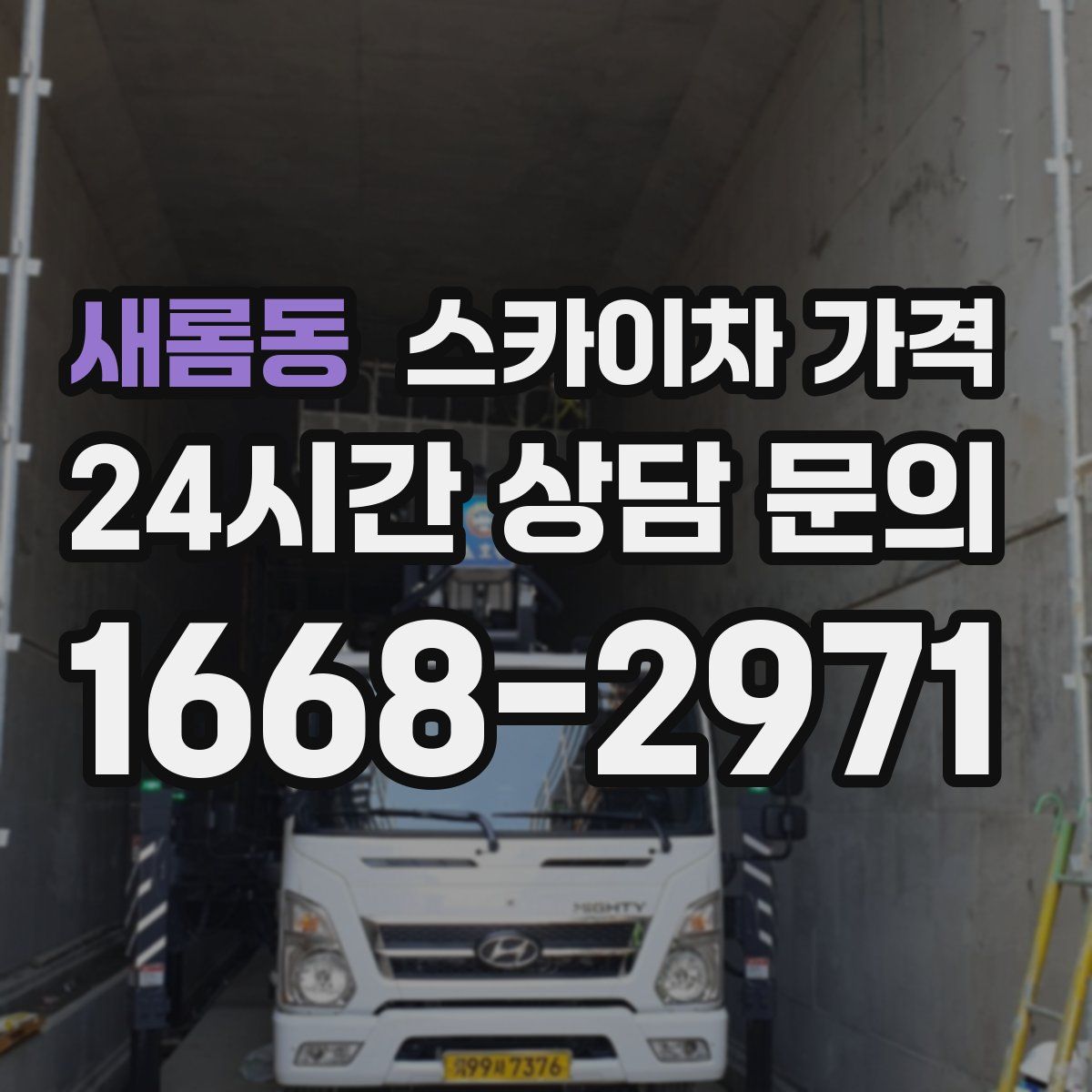 새롬동 스카이차 가격