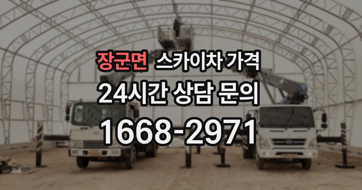 장군면 스카이차 가격