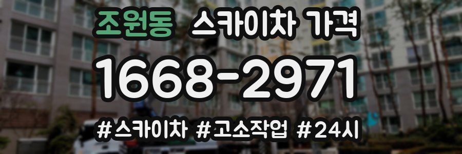 조원동 스카이차 가격