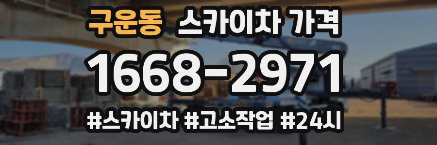 구운동 스카이차 가격