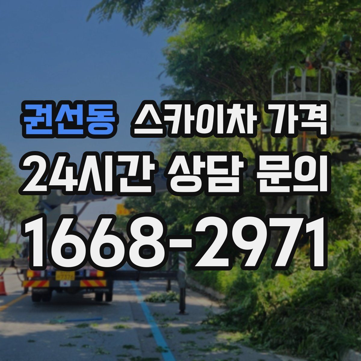 권선동 스카이차 가격 '별도' 항목이 무엇인지 꼭 확인하세요