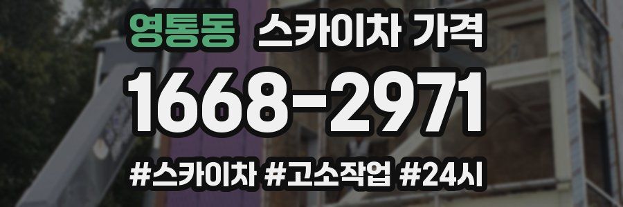 영통동 스카이차 가격