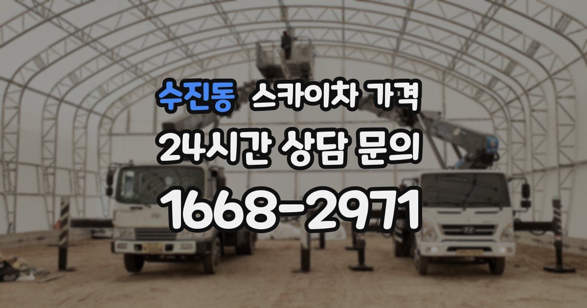 수진동 스카이차 가격