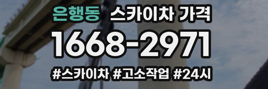 은행동 스카이차 가격