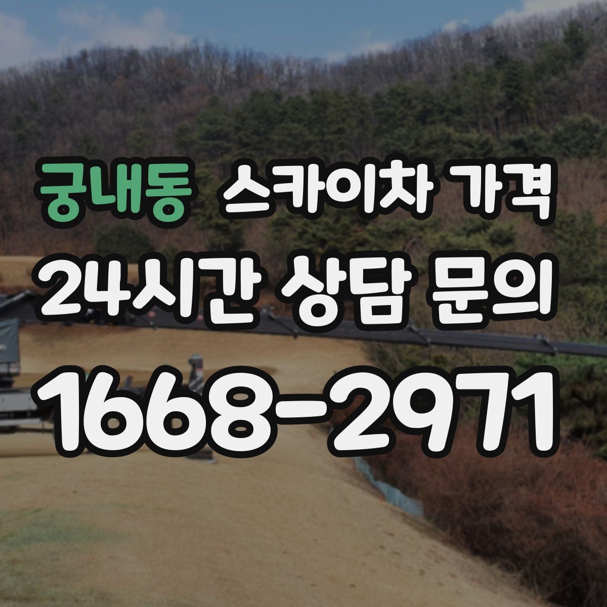 궁내동 스카이차 가격