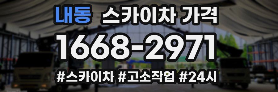 내동 스카이차 가격