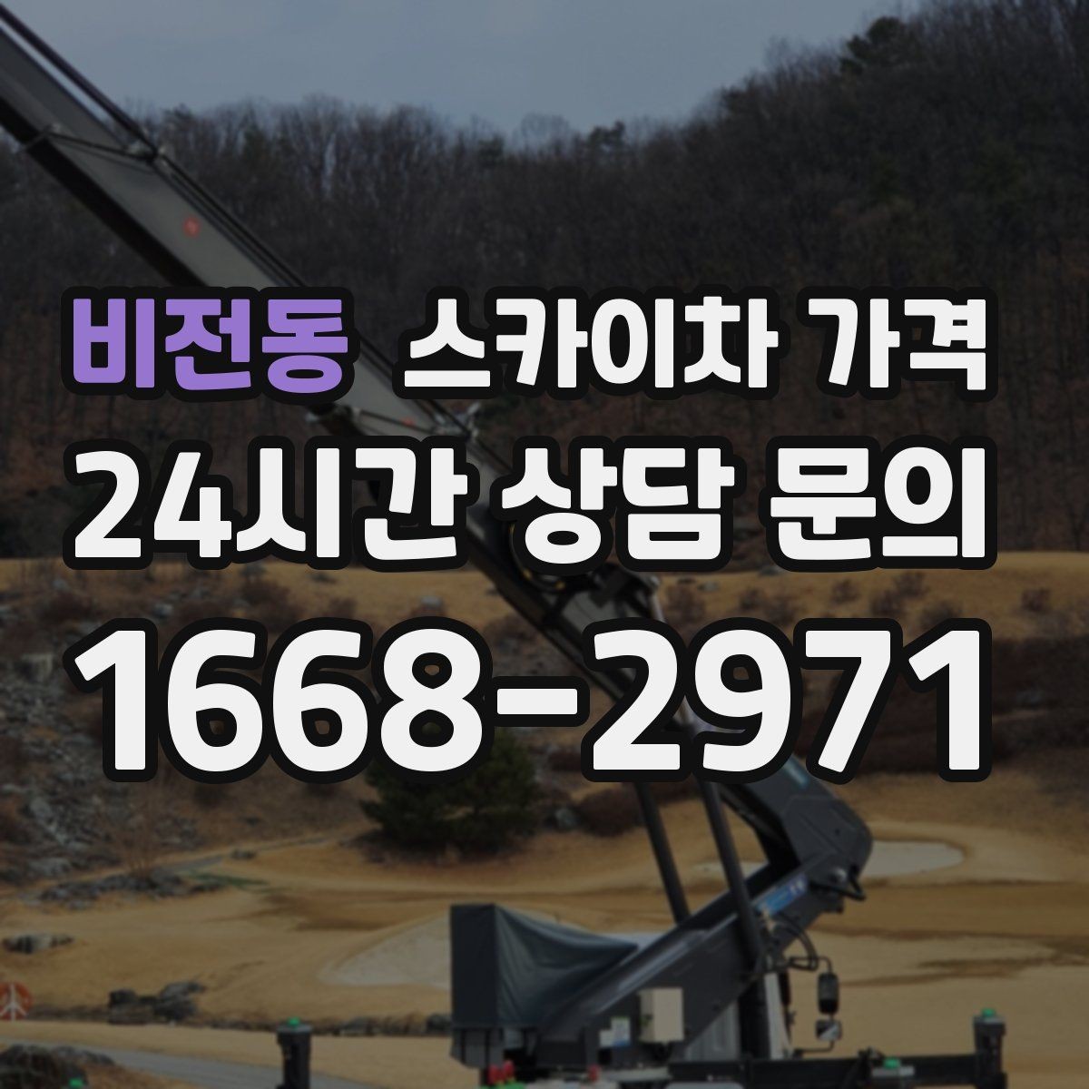 비전동 스카이차 가격 유도원 필요 여부를 판단하는 포인트