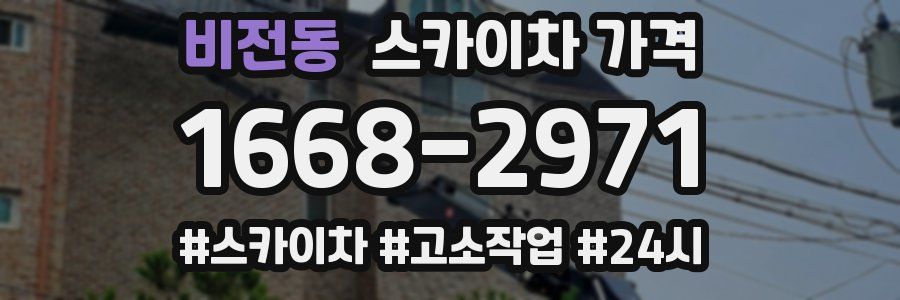 비전동 스카이차 가격