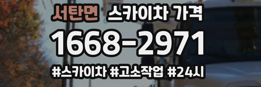 서탄면 스카이차 가격