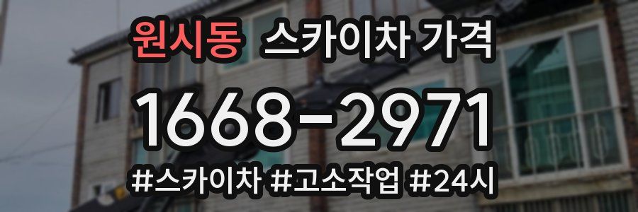원시동 스카이차 가격