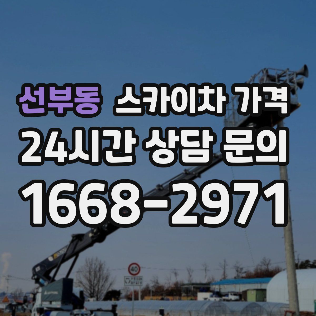 선부동 스카이차 가격