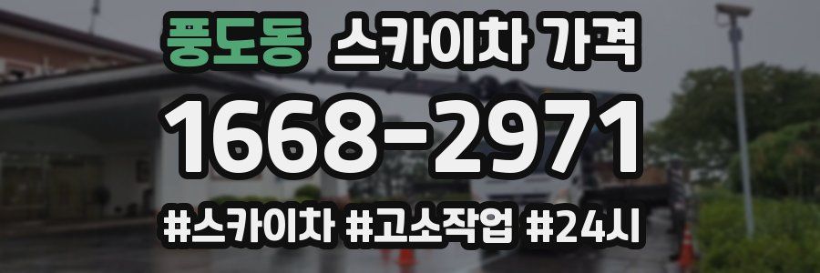 풍도동 스카이차 가격