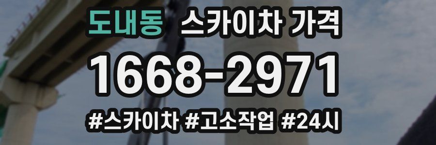 도내동 스카이차 가격