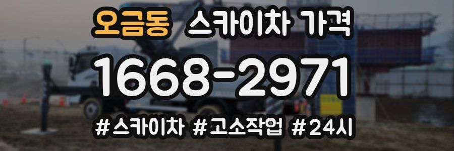 오금동 스카이차 가격