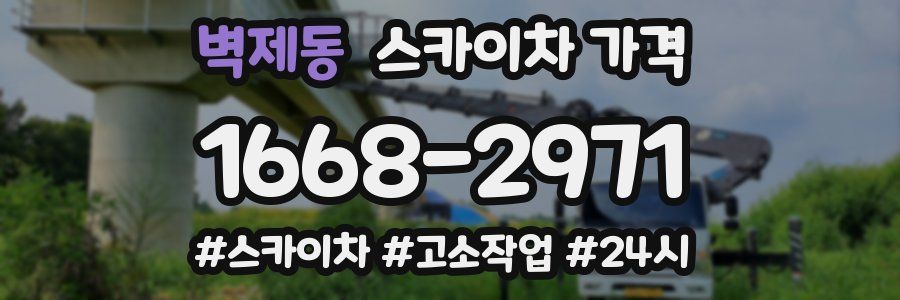 벽제동 스카이차 가격