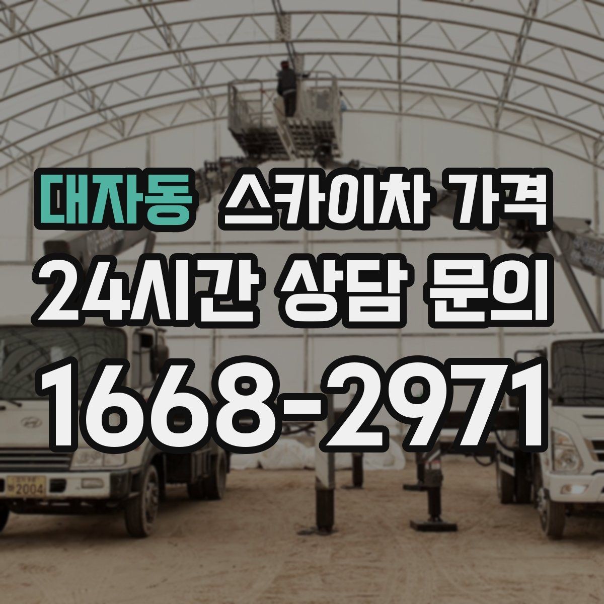대자동 스카이차 가격 '별도' 항목이 무엇인지 꼭 확인하세요