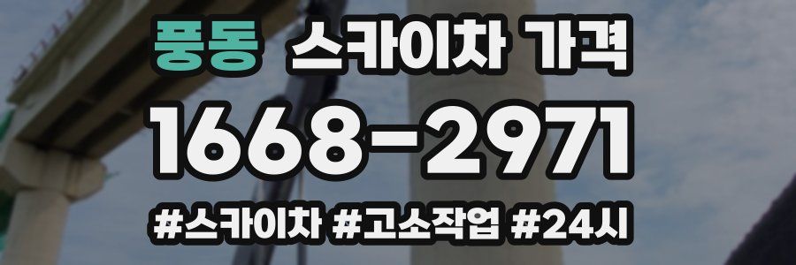 풍동 스카이차 가격