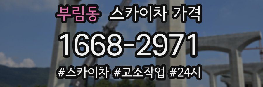 부림동 스카이차 가격