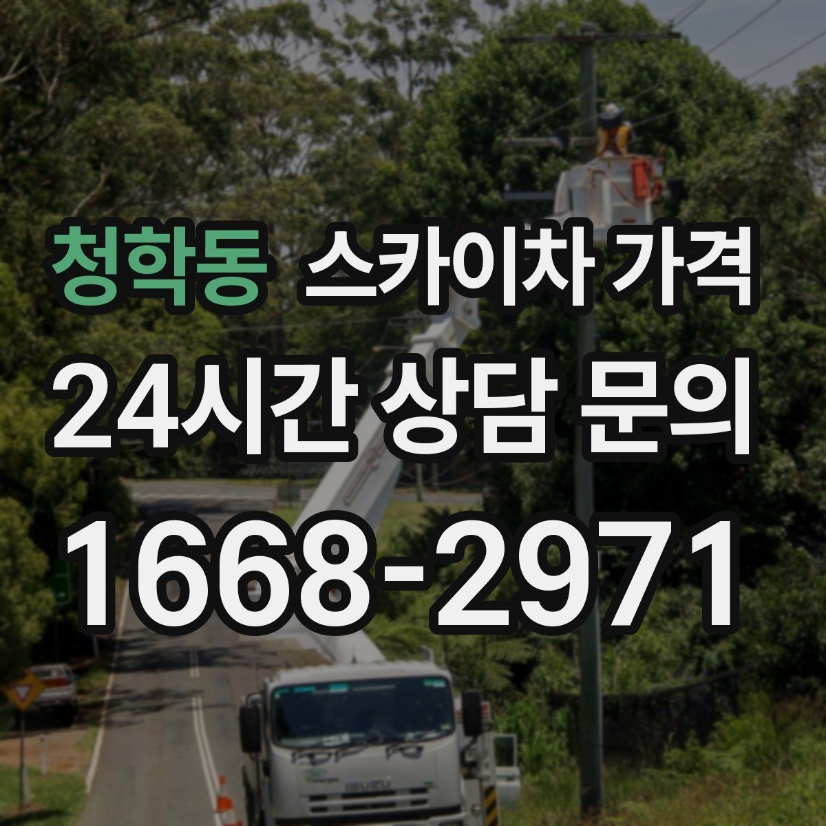 청학동 스카이차 가격 견적이 낮아도 조건이 다르면 의미가 없습니다