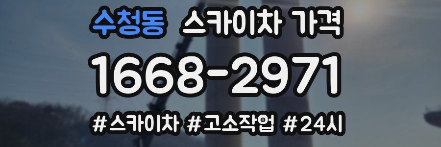 수청동 스카이차 가격