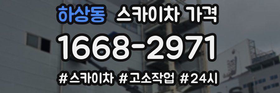 하상동 스카이차 가격