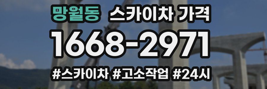 망월동 스카이차 가격