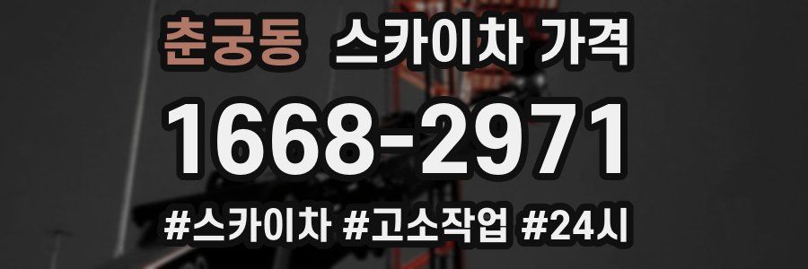 춘궁동 스카이차 가격