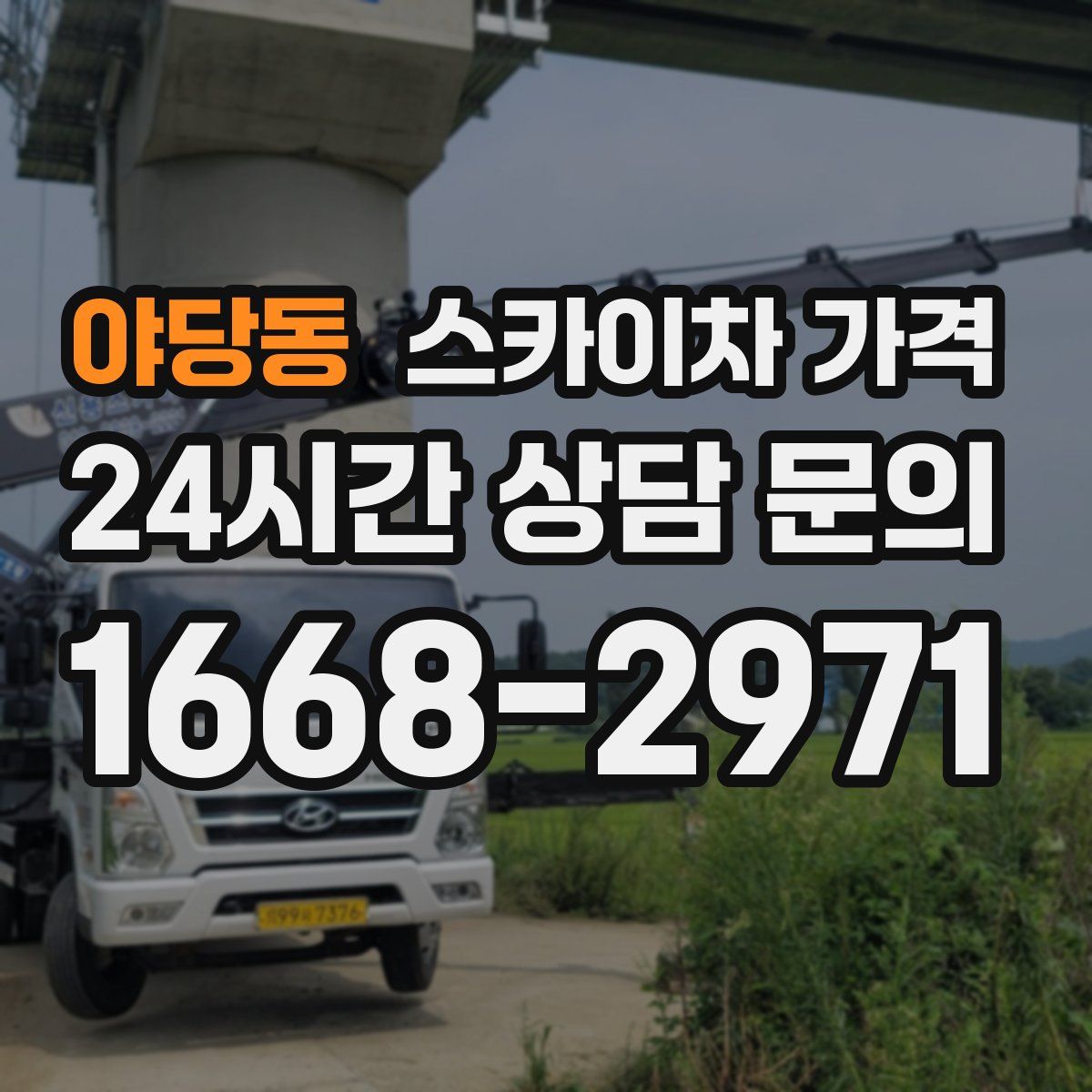 야당동 스카이차 가격