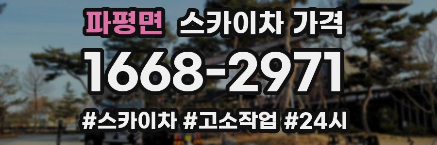 파평면 스카이차 가격