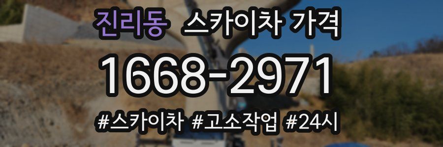 진리동 스카이차 가격