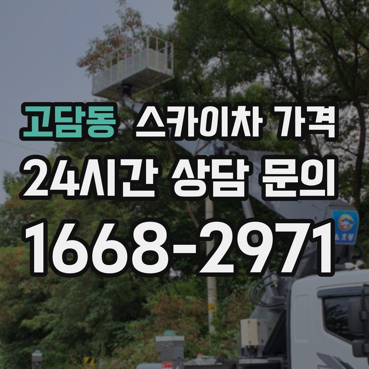 고담동 스카이차 가격 현장 사진을 어디서 어떻게 찍어야 할까