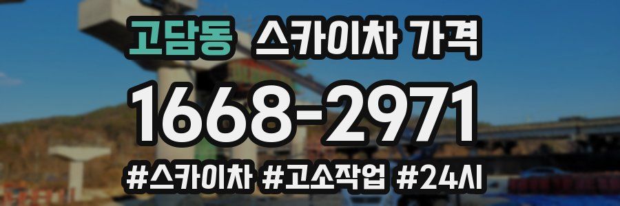 고담동 스카이차 가격