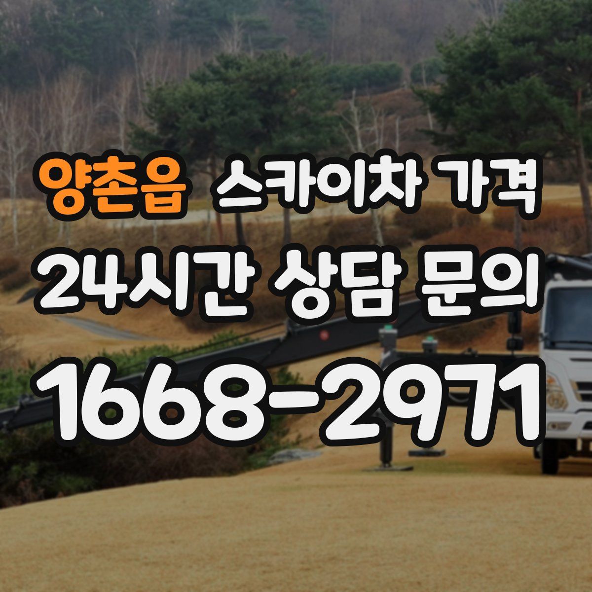 양촌읍 스카이차 가격