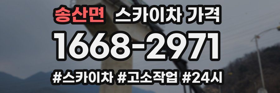 송산면 스카이차 가격