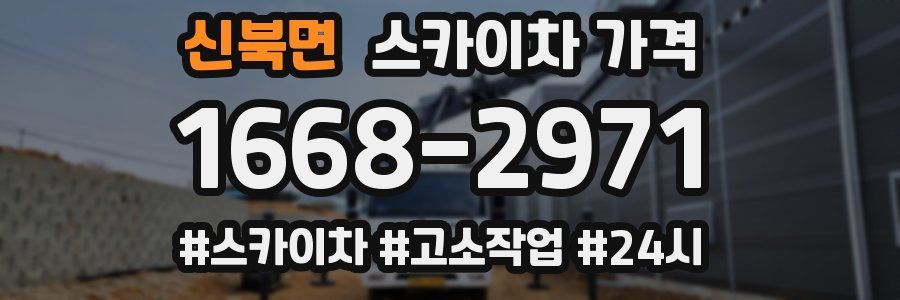 신북면 스카이차 가격