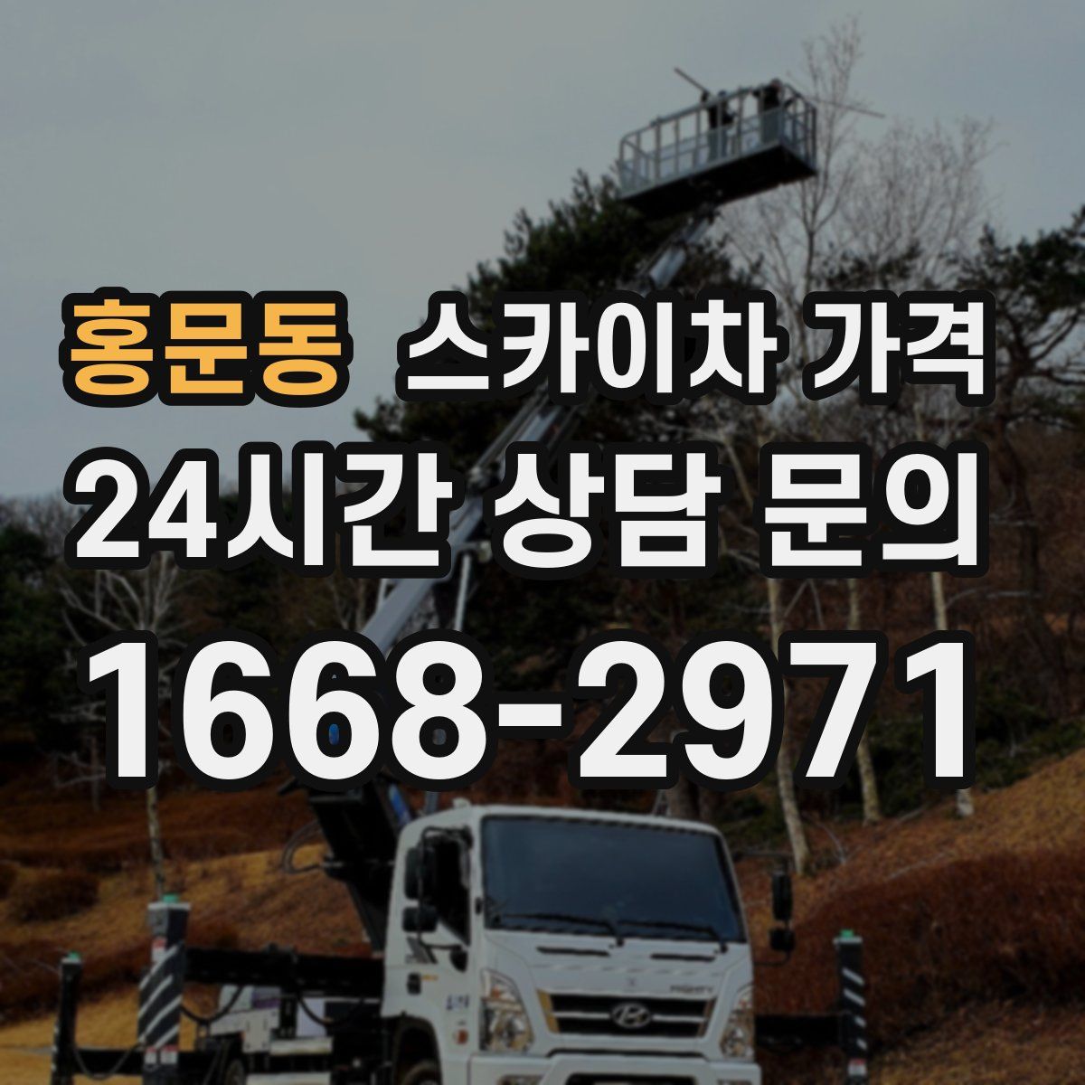 홍문동 스카이차 가격
