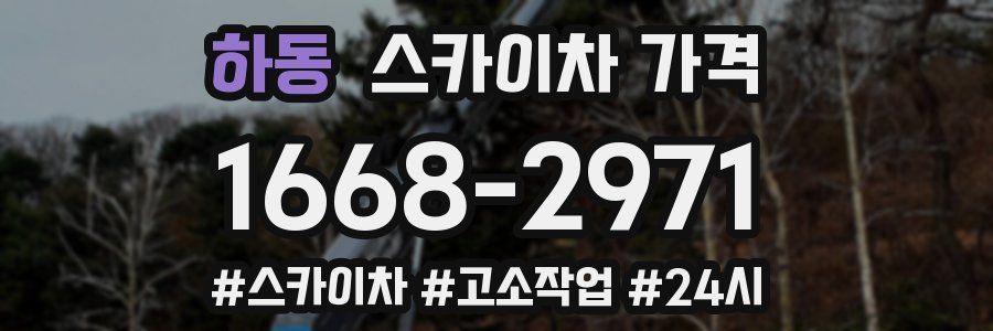 하동 스카이차 가격