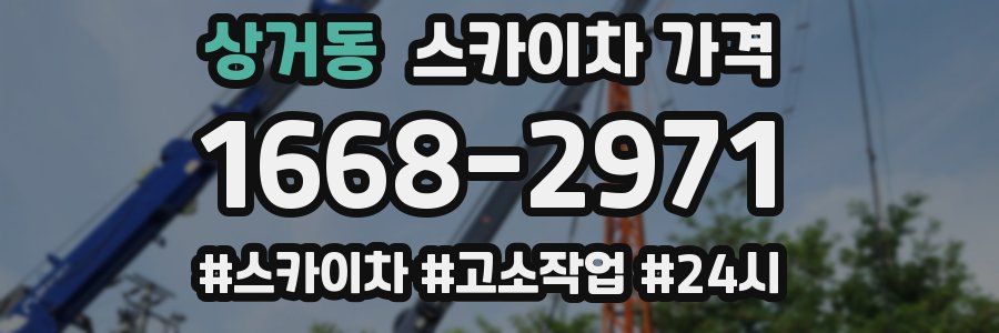 상거동 스카이차 가격