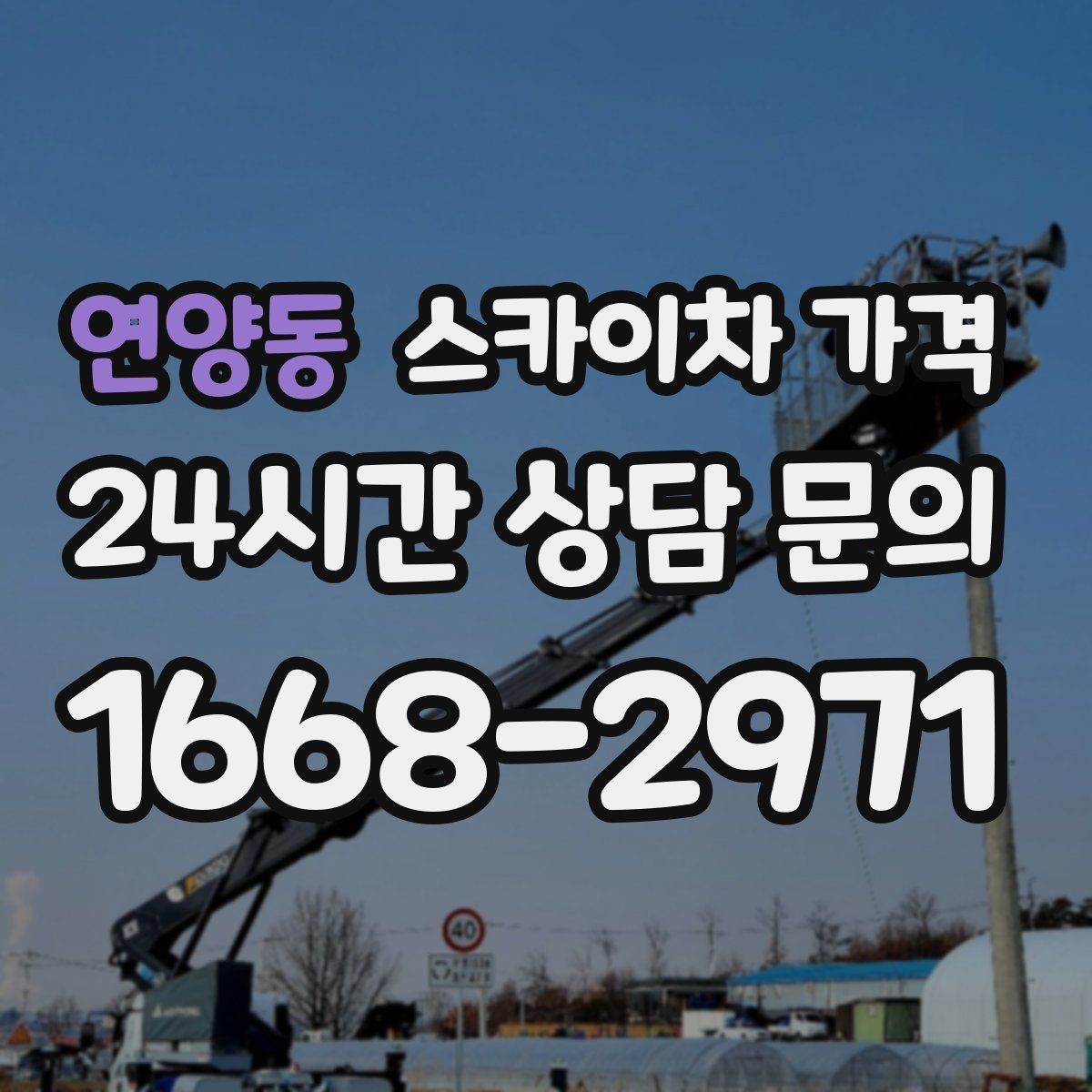 연양동 스카이차 가격 급하면 당일도 가능할까 현실적인 기준