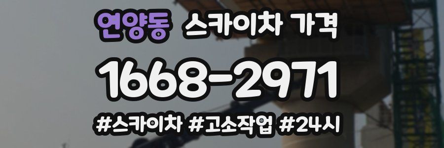 연양동 스카이차 가격