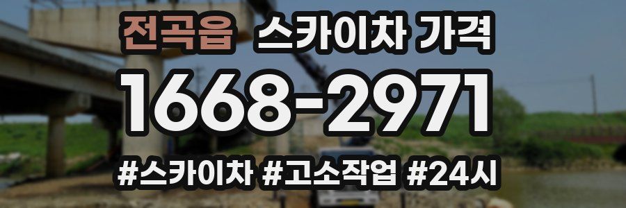 전곡읍 스카이차 가격