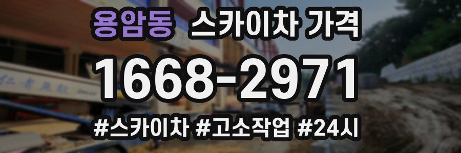 용암동 스카이차 가격